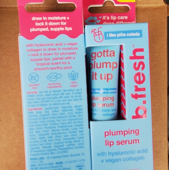 b fresh Lip Plumper NEW Vegan, Hyaluronic Acid, collagen plumper - Picture 3 of 5